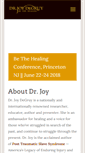 Mobile Screenshot of joydegruy.com