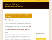 Tablet Screenshot of joydegruy.com